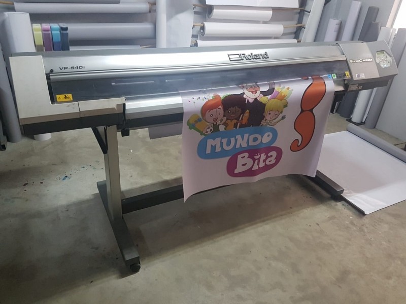 PLOTTER DE IMPRESSÃO E RECORTE ROLAND VP 540i - O seu balcão de comp