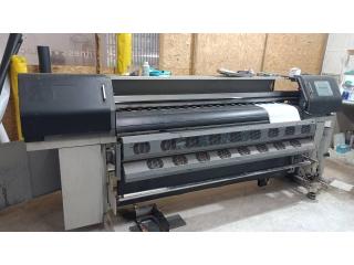 Plotter solvente DGI de 1,80 de boca, cabeças konika 512 de 14 picolitros