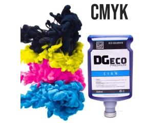 Tinta Eco-Solvente DGeco Premium - Cyan 500ml